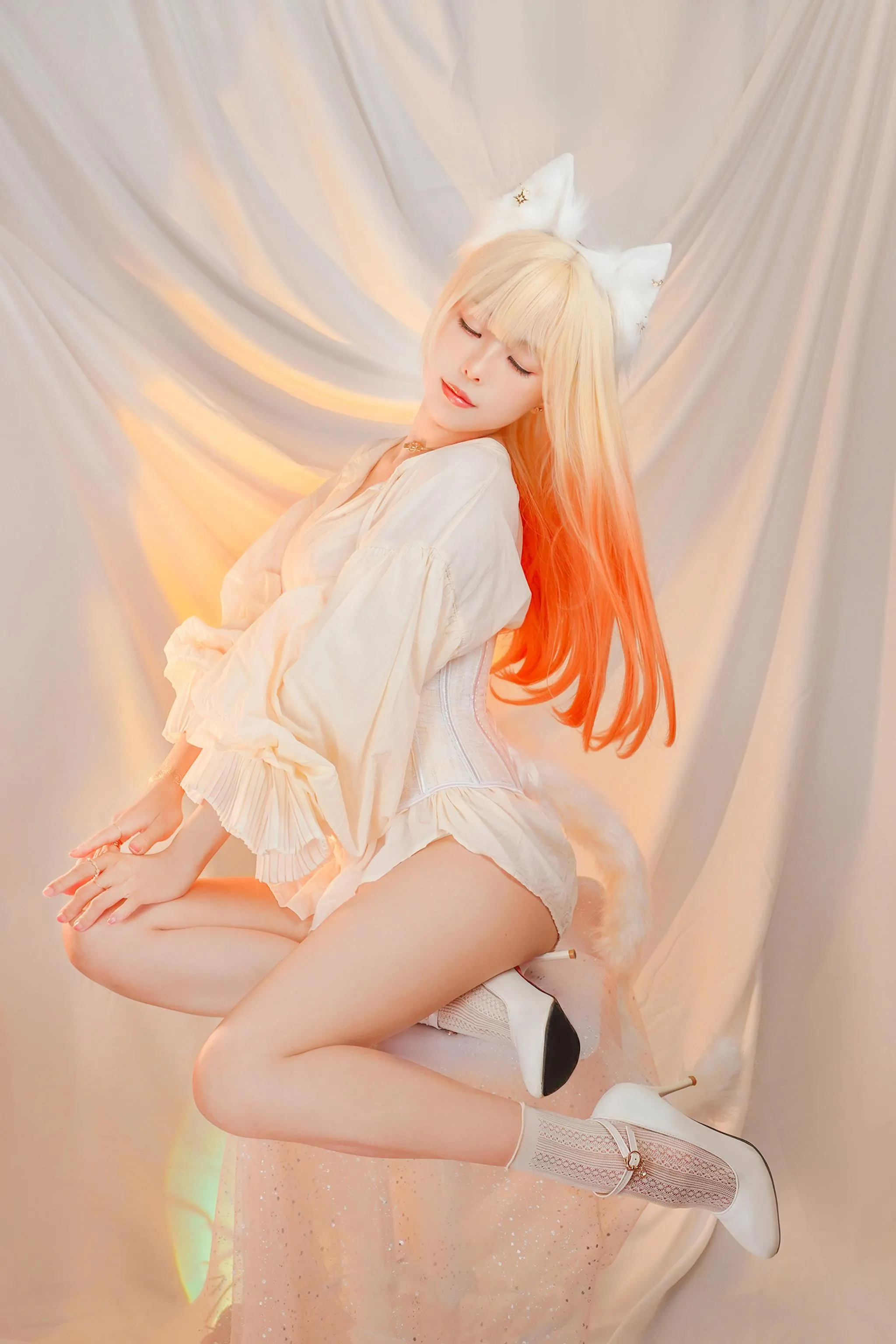 ElyEE子 – NO.77 Original Witch  Cat魔女與貓-Odd-eyed cat __ [41P]插图7